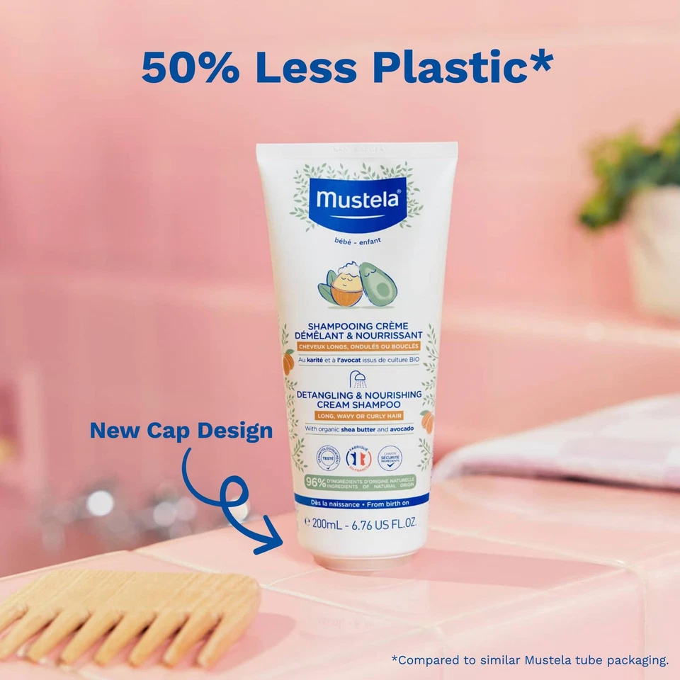 Champú Crema Desenredante y Nutritiva - Manteca de Karité Natural y Aguacate - Rizado... Foto 4 de 4