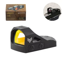 SWAMFOX Optics Liberty Green / Red Dot Sight 1x22mm 3 MOA RMR Protection Shield