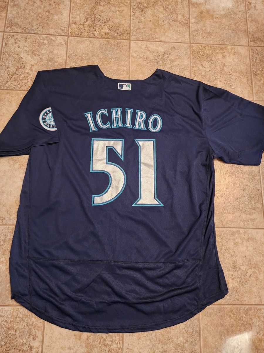 NWT Men's XXL Ichiro Suzuki Seattle Mariners Jersey STITCHED 🔥 | eBay