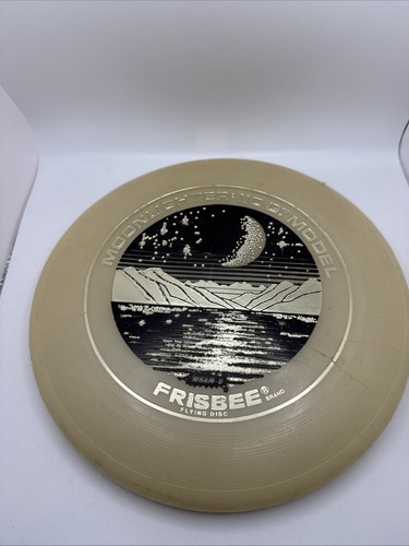 WHAM-O FRISBEE DISC Glow in the Dark MOONLIGHTER 1976 Vintage Flyer Toy