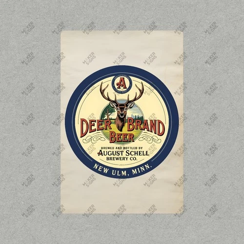 Vintage Deer Brand Beer Metal Sign New Ulm Minnesota Brewery #16730