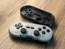 Slim Hard Shell Travel Case for 8BitDo SN30 Pro Bluetooth Gamepad (Black)