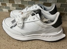 Adidas S2G SL Leather Golf Shoes 24 Spikeless White IF0298 Mens Size 8 New