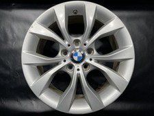 2012-2015 Bmw X1 17x7 12 Alloy 5 Flat V-spoke B-condition Scratches 51391 2012-2015 Bmw X1 17x7 12 Alloy 5 Flat V-spoke B-condition Scratches 51391