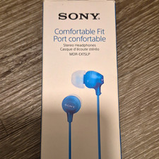 Sony MDR-EX15LP In-Ear Earbud Wired Headphones 3.5mm Stereo Dual Blue