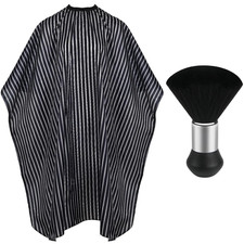 Professional Hair Cutting Cape with Neck Duster Brush, Salon Barber Cape, Hair C
