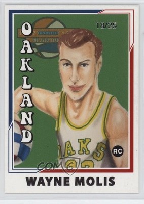 2019 Lana Sports 1967-68 ABA Numbered to 25 18/25 Wayne Molis 10v5