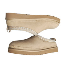 Koolaburra by UGG Burree Platform Slippers Womens 9 Tan Faux Fur Lined 1159730
