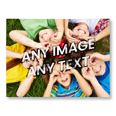 Personalisiertes Puzzle 80 Teile A5 Größe Individuelles Bild Puzzle Foto Geschenk