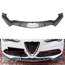 Carbon Look Front Bumper Spoiler Lip Body Kit For Alfa Romeo Stelvio