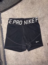 Black Nike Pro Shorts Size Youth Medium 3 Inch Compression