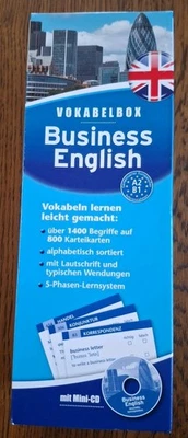 Vokabelbox - Business English - A2/B1 - Mit Mini CD - NEU/ ORIGINAL VERPACKT - Bild 1 von 2