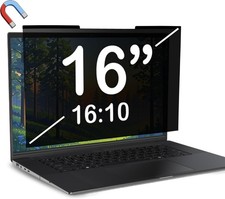 Magnetic Laptop Privacy Screen 16 inch for 16:10 Computer Monitor, Removable Ant