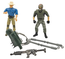 Product Image: Jurassic Park Figures Alan Grant 1993 Carter Backpack Gun Kenner Lot of 2