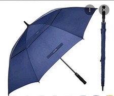 NEW BARAIDA GOLF UMBRELLA LARGE 62" NAVY BLUE