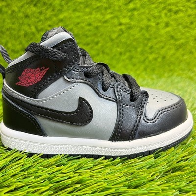 Nike Air Jordan Retro Mid Toddler Size 6C Gray Black Athletic