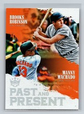 2018 Panini Diamond Kings - Robinson / Machado #PP4 - Past and Present