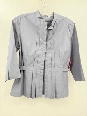 Pre-Owned Akris Punto Purple Size 8 Button Down
