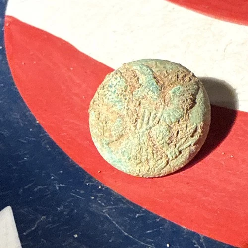 Dug Civil War  💥 🇺🇸 💣 Eagle Coat Button Nice Brandy