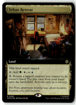 Magic the Gathering MTG Marvel's Spider Man No. 0283 Urban Retreat Foil