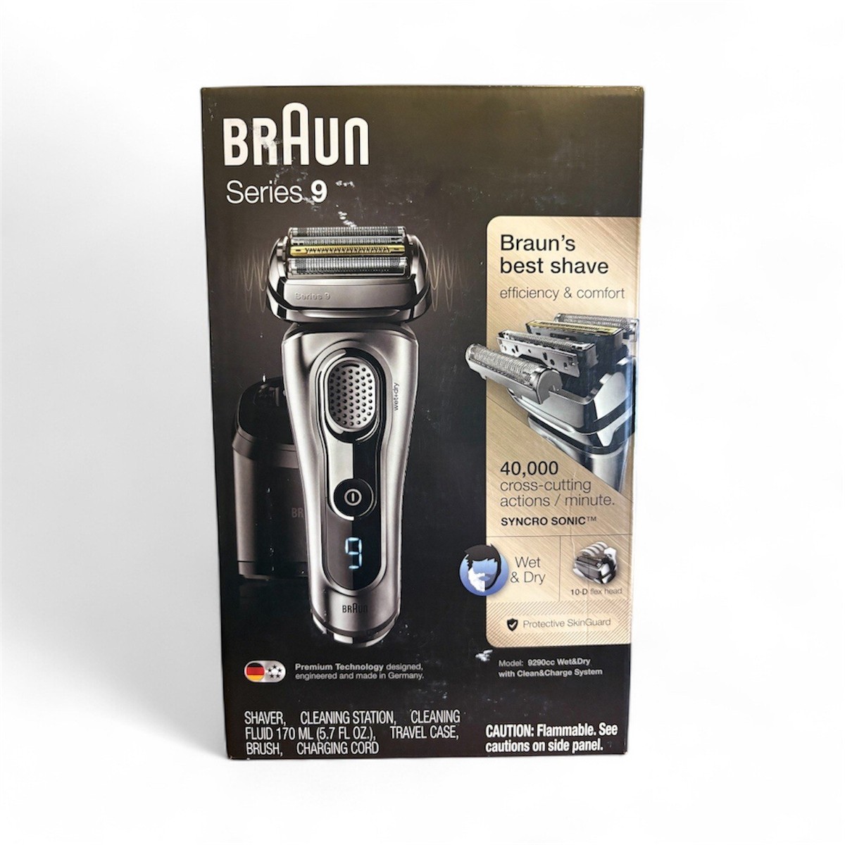 【tmopo210】Braun Series 9 9291cc Amazon.com: Braun Electric Razor for Men, Waterproof Foil Shaver