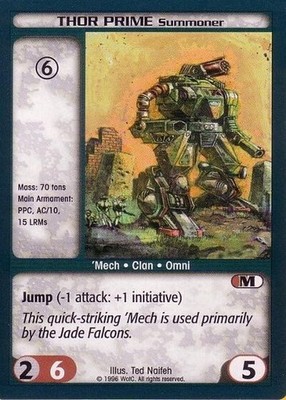 Thor Prime (Summoner) - Unlimited - Battletech CCG