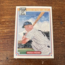 Mickey Mantle 1987 Leaf Candy City Team Card #H1 New York Yankees HOF