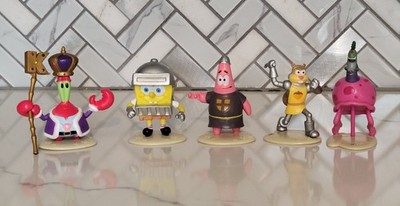 SpongeBob SquarePants Dunces and Dragons Figurine Set 5 Piece LOT