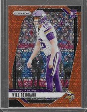 2024 Panini Prizm - Orange Disco Prizm #396 Will Reichard
