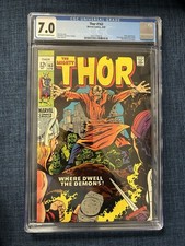 Thor #163 CGC 7.0 OW/WHITE PGS. Stan Lee Story. Early Pluto Appearance. Marvel.