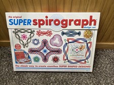 Hasbro Super Spirograph Design Set Drawing 50th Anniversary Edition Gold Wheel