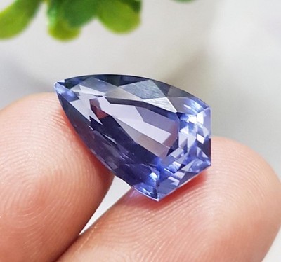 Fancy Cut Natural 10.14 Ct Flawless Blue Sapphire Sri Lanka Loose Gemstone