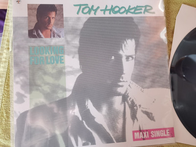 TOM HOOKER - LOOKING FOR LOVE - LP 45 MAXI  1986