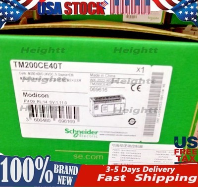 1PC- Schneider TM200CE40T Modicon Logic Controller, Transistor output 24VDC- NEW