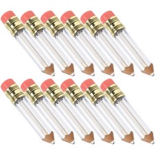  12 Pcs Tubes De Crayons Vides Conteneur Cosmétique Bouteille Échantillon