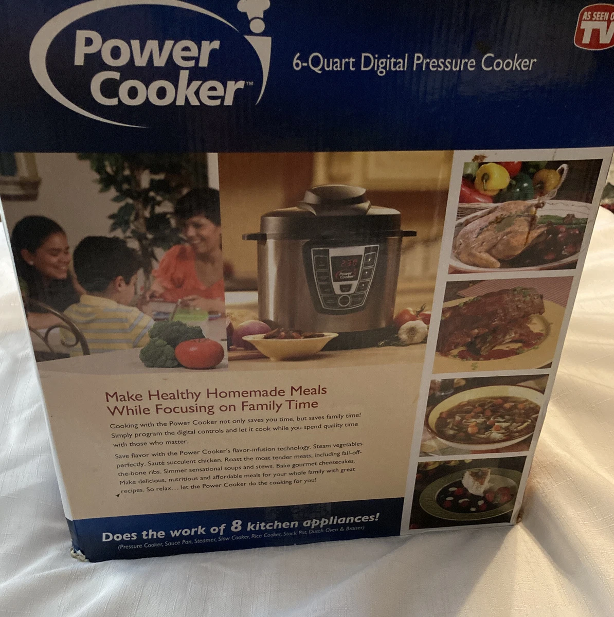 As Seen on TV Power Pressure Cooker XL 6 qt