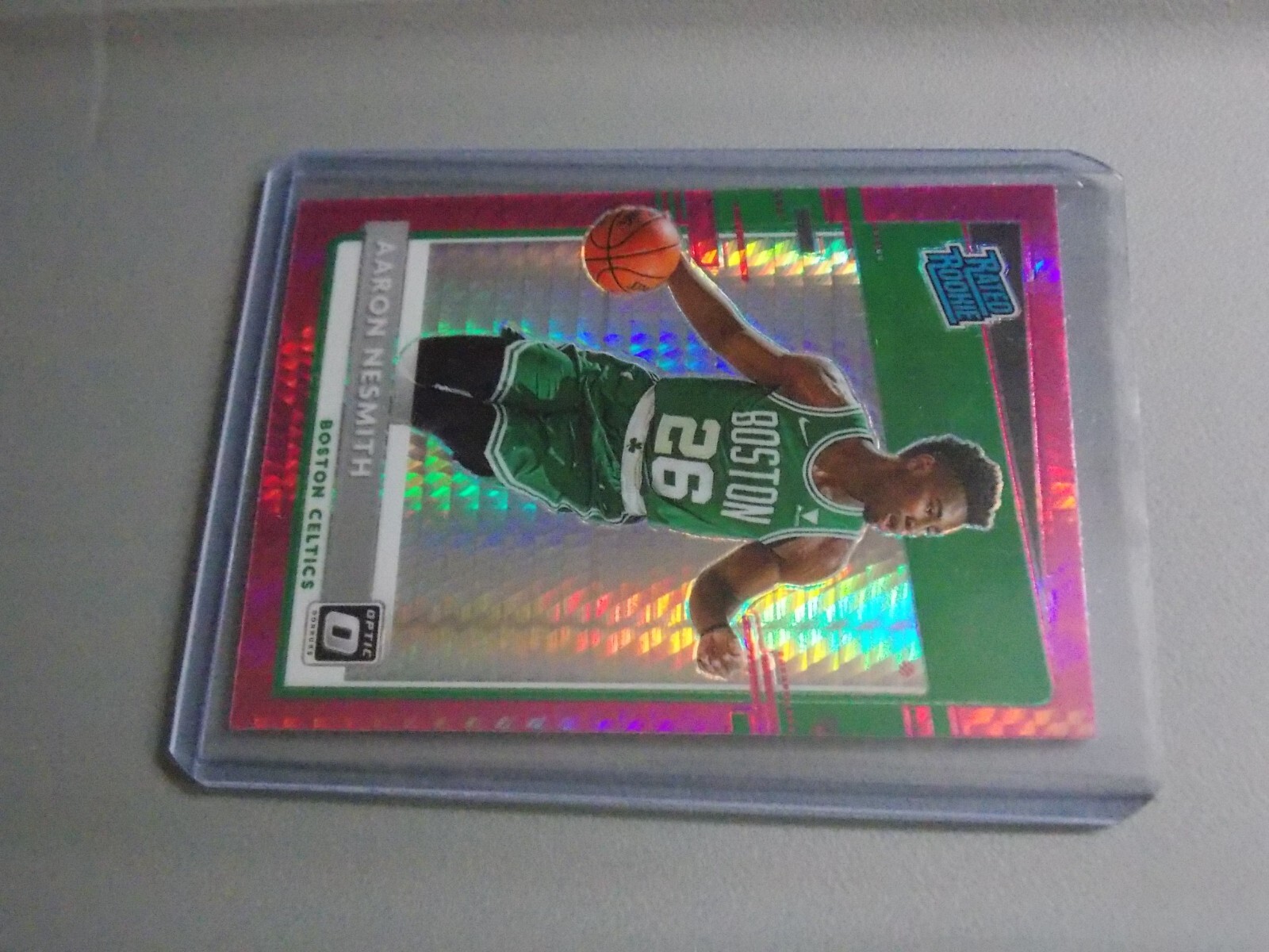 Aaron Nesmith 2020-21 Donruss Optic Rated Rookie Hyper Pink Prizm RC #164