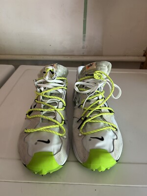 off white waffle racer yellow