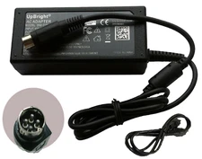 4-Pin AC Adapter Charger for Model STD-1204 Switching Power Supply Cord