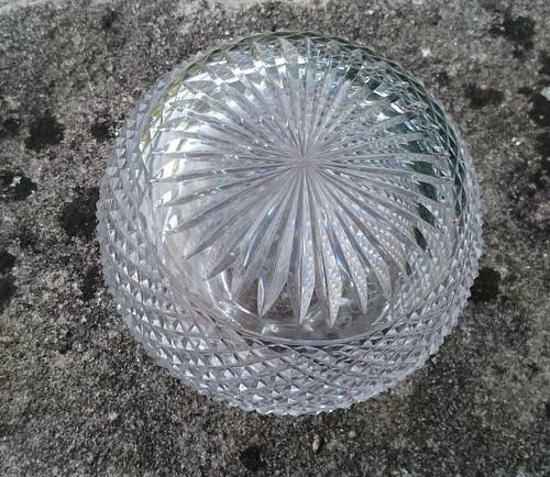 ANTIQUE IRISH WATERFOED HAND BRILLIANT CUT GLASS SCENT / PERFUME BOTTLE - Picture 5 of 6