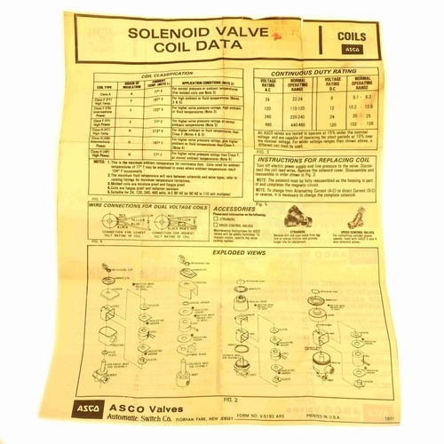 Asco 27-462-1 Magnetventilspule, 110V 50Hz / 120V 60Hz - Bild 5 von 11