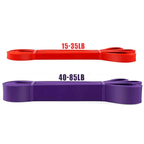 Heavy Duty Resistance Band SET POWER Loop Exercise Yoga Gym Fitness Workout Band - Picture 17 of 26
