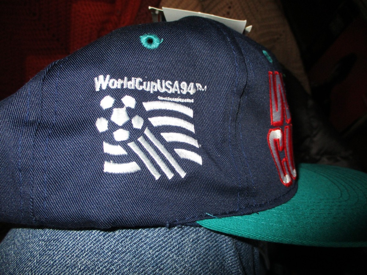 NWT Vintage 1994 WORLD CUP USA Snapback Hat OSFA Logo 7 Soccer