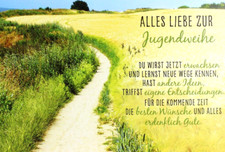 Gutsch Verlag Karte Jugendweihe Gruß- Glück...