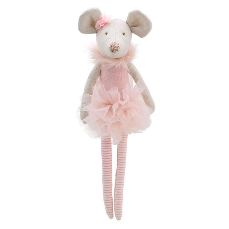 Wilberry Dancers Mouse teddy Mouse PINK Ballet Dancer Teddy soft toy mice cute