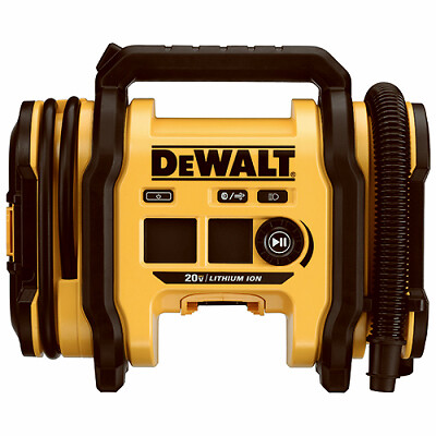 DEWALT DCC020IB Air Inflator, 110 VAC, 3 to 160 psi Pressure, Black/Yellow - Picture 11 of 12
