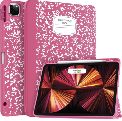 New iPad Pro 11 Case with Pencil Holder-Full Protection Cover For 11 Inch