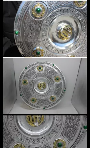 Bundesliga Meisterschale Fußball Meisterschaft Sammlung 42.5*42.5cm Harzig - Bild 7 von 8