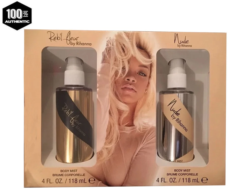 Rihanna Nude & Reb'l Fleur 2 PC Set- 4.0 oz / 118 ml Body Mist Spray - Image 3 of 4