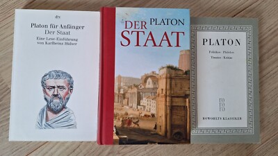 Platon Bücher 3x Politikos, Platon für Anfänger etc. 